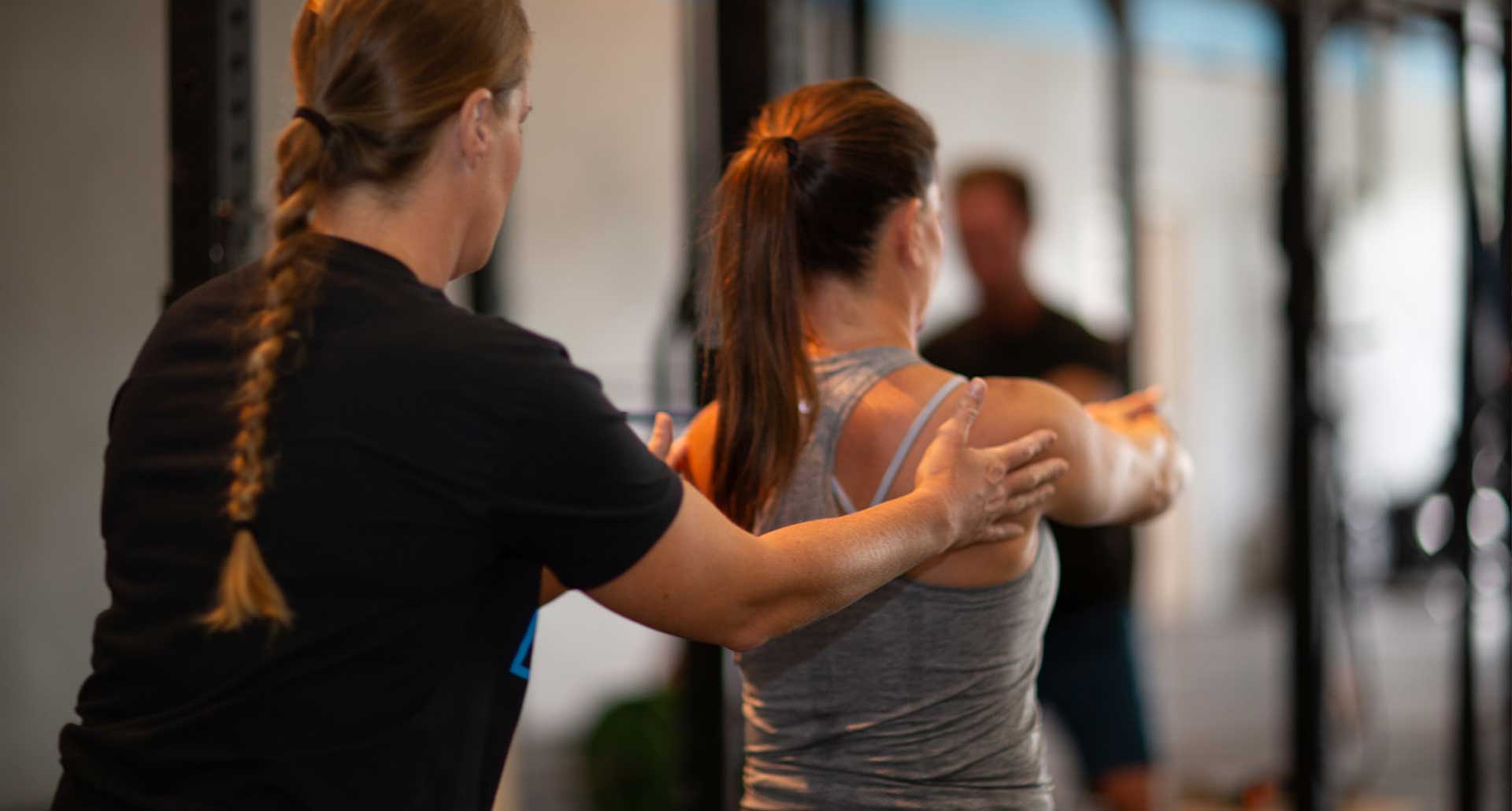 Personal training with the coach